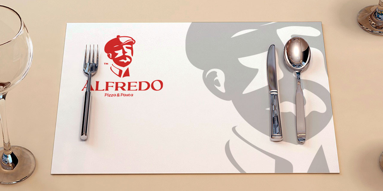 Alfredo Restaurant Logo Design Branding  Branding Design Process
