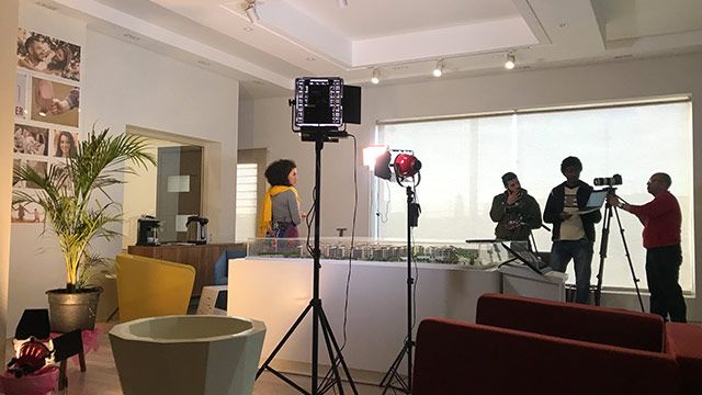 azad video shooting shots cadre scene studio location