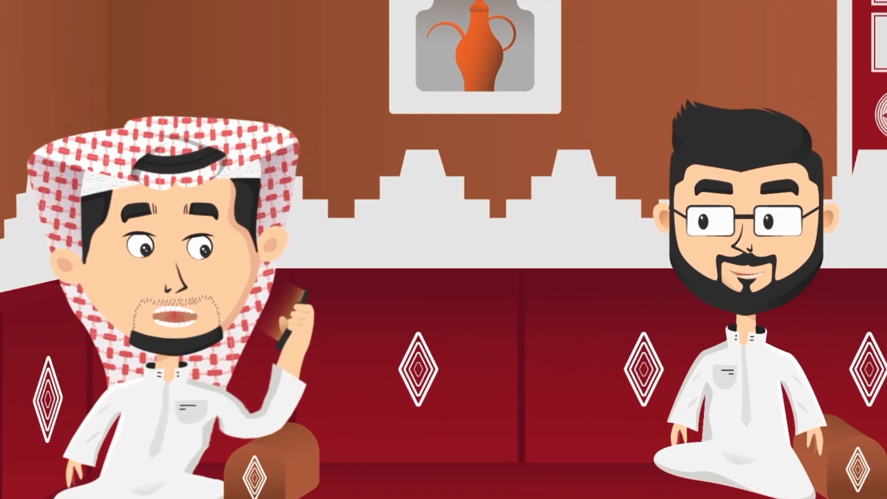 arab animated characters by dawayer studio for jazllah communication 