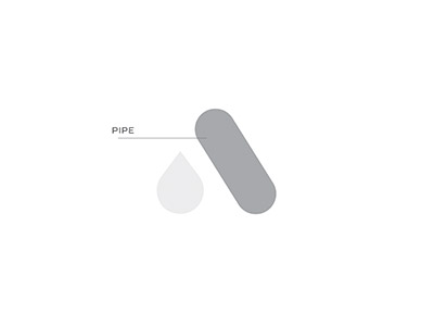 aqua plast logo concept graphic design color theme symbol