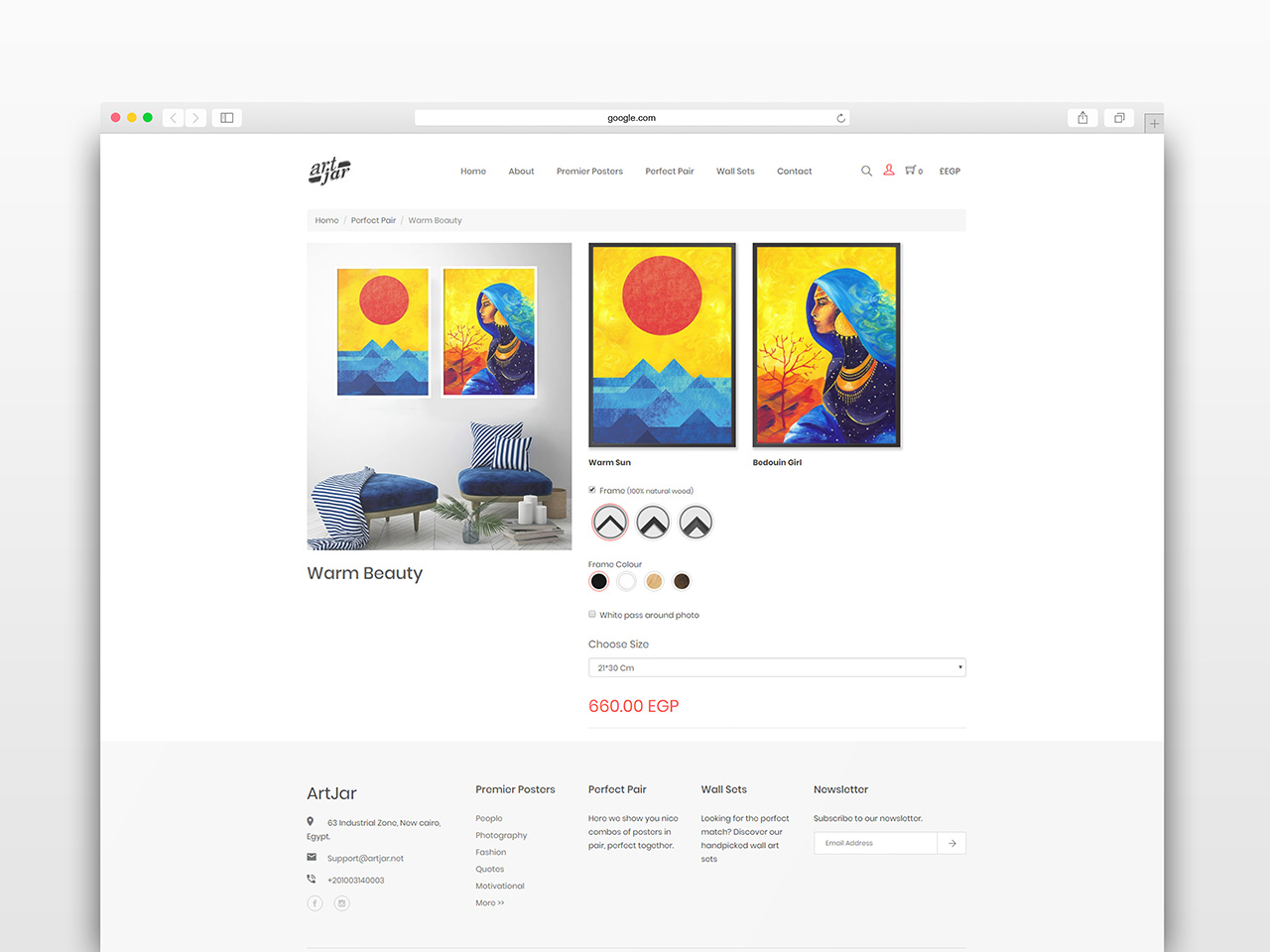 Art Jar Website Design & Development