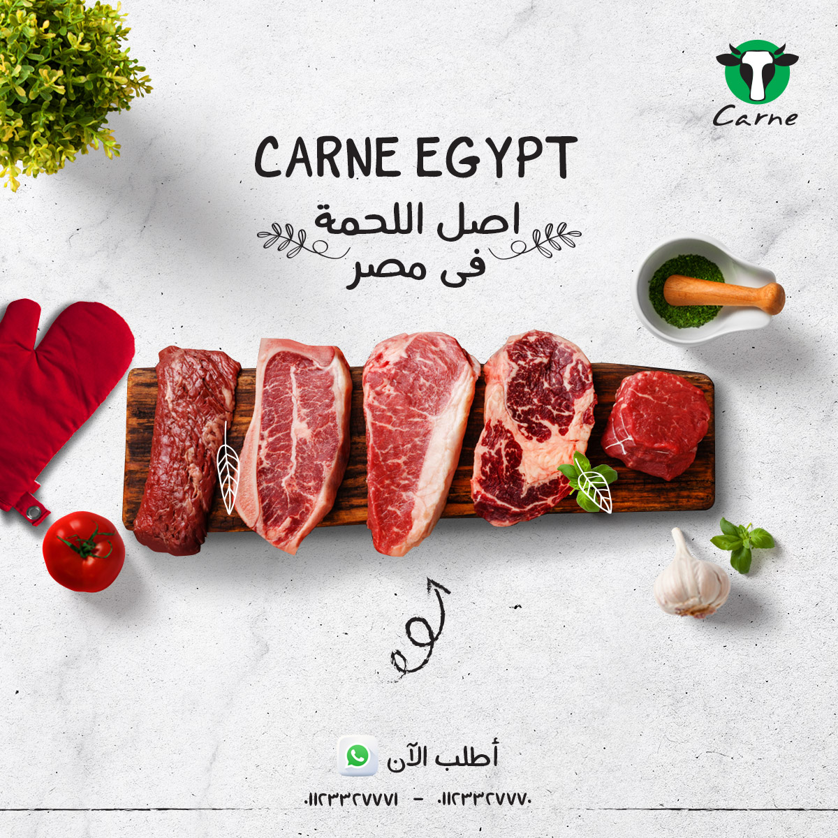 Carne Egypt Copywriting Creative Photo Manipulation Meat