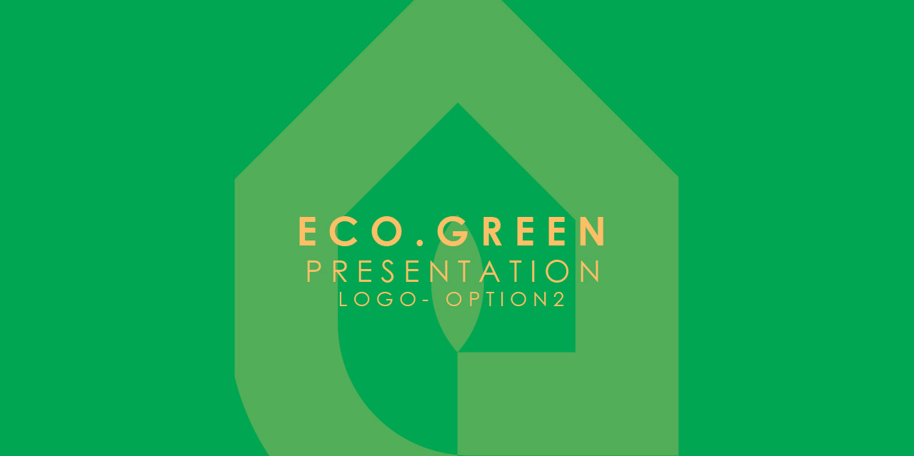 ECO.GREEN Logo Concept Branding Creative Illustration Logo Design
