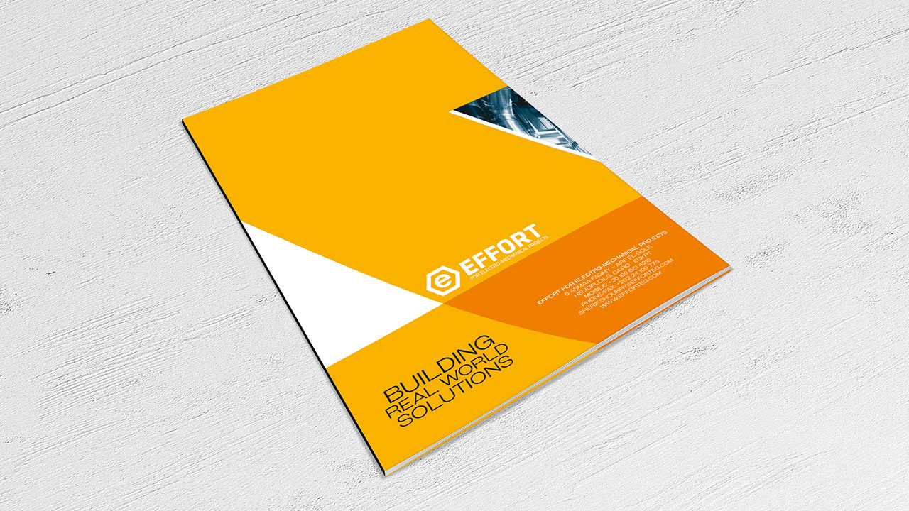 Effort back page design Catalog Designs Graphic Design 