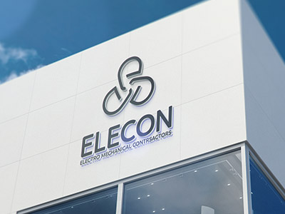 elecon logo design branding brand identity