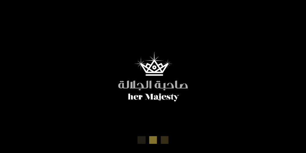 Her majesty book store logo Design & Branding