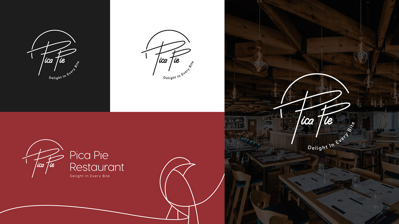 branding logo typo typography elite restaurant 