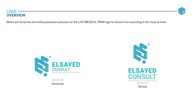 El-Sayed Consult Logo Icon Design by Dawayer Studio Marketing Agency 