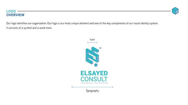 El-Sayed Consult Logo Icon Design by Dawayer Studio advertising Agency 