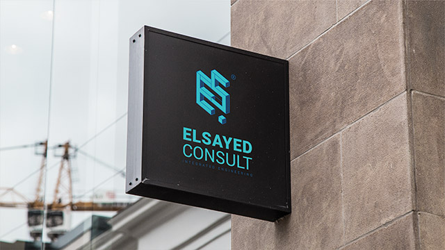El-Sayed Consult Logo Icon Design by Dawayer Studio Marketing Agency Branding