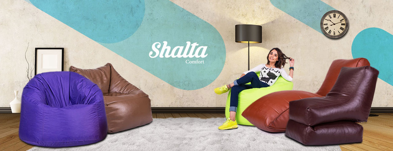 Shalta Comfort Different Bean Bags Chic Design By Dawayer Studio Creative Team Cover Design