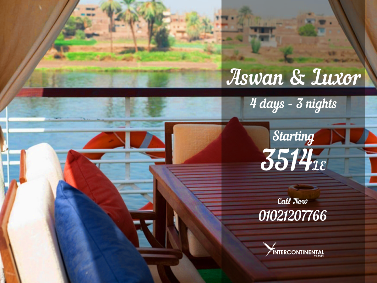 Intercontinental Travel Social Media Design & Strategy Facebook Design Aswan & Luxor Offer