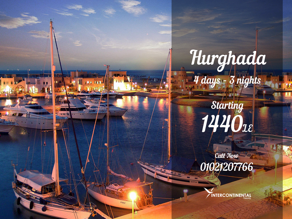 Intercontinental Travel Social Media Design & Strategy Facebook Design Hurghada Offer