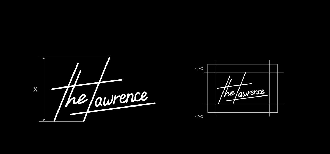The Lawrence VIP Restaurant Branding Typography